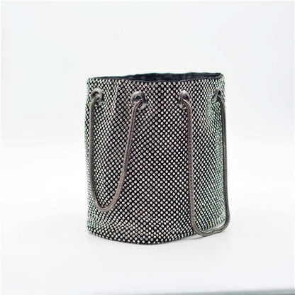 Bucket Clutch Bag Golden Evening Purse sac a bandouliere