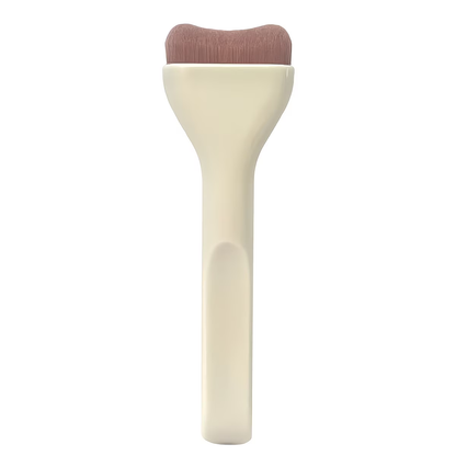 Nylon bristles, ABS plastic handle, ideal for facial and body makeup, suitable for all skin types