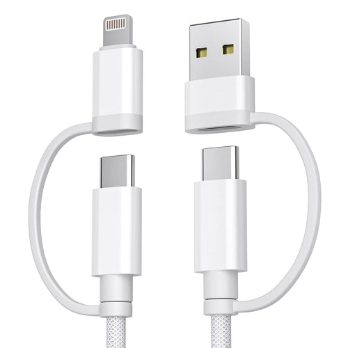 For iPhone 17 16 Pro 4 in 1 USB C Charger Cable