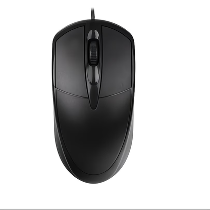 USB optical wired mouse, laptop, home office mouse, anti slip scroll wheel