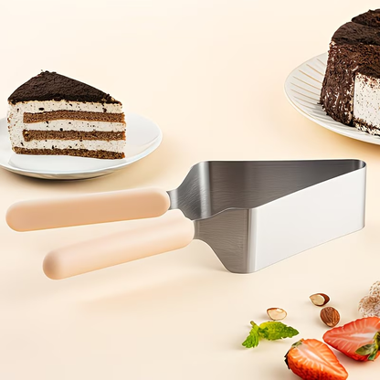1 stainless steel cake holder, cake slicer