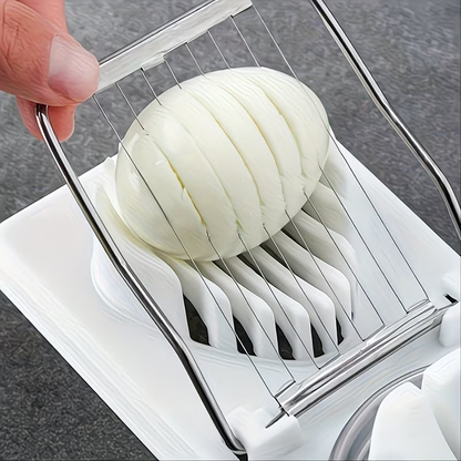 A household multifunctional egg slicer