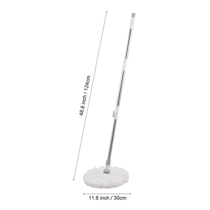 Foot-operated rotating mop and bucket set, 360° rotating floor cleaning system