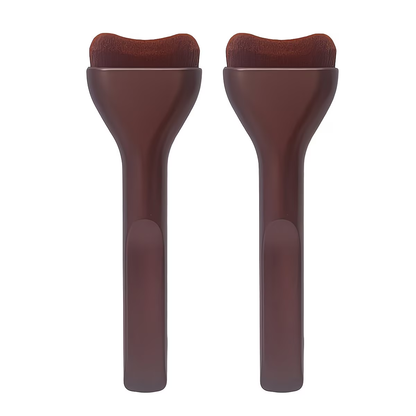 Nylon bristles, ABS plastic handle, ideal for facial and body makeup, suitable for all skin types