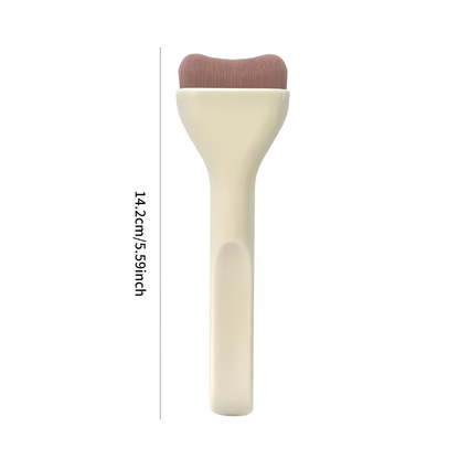 Nylon bristles, ABS plastic handle, ideal for facial and body makeup, suitable for all skin types